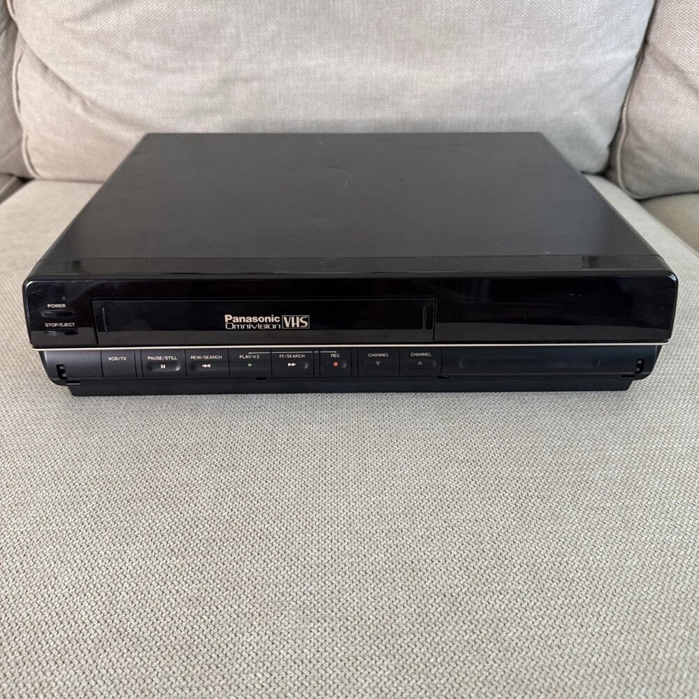 Panasonic PV-4110 VCR Video Cassette Player VHS Player Cleaned Works Tested